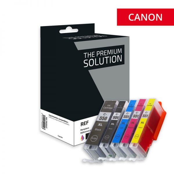 CANON PGI 550/ CLI 551 XL Pack(x5) Premium