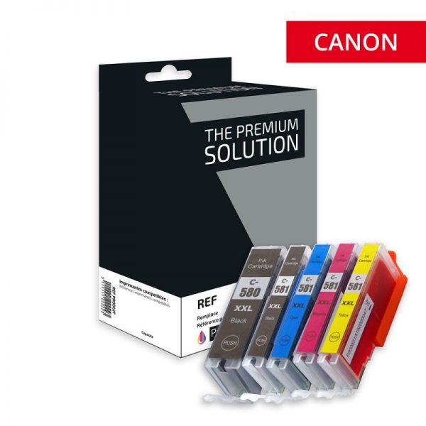 CANON PGI 580/ CLI 581 XXL Pack(x5) Premium